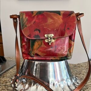 Patricia Nash Multicolor Leather Crossbody Bag